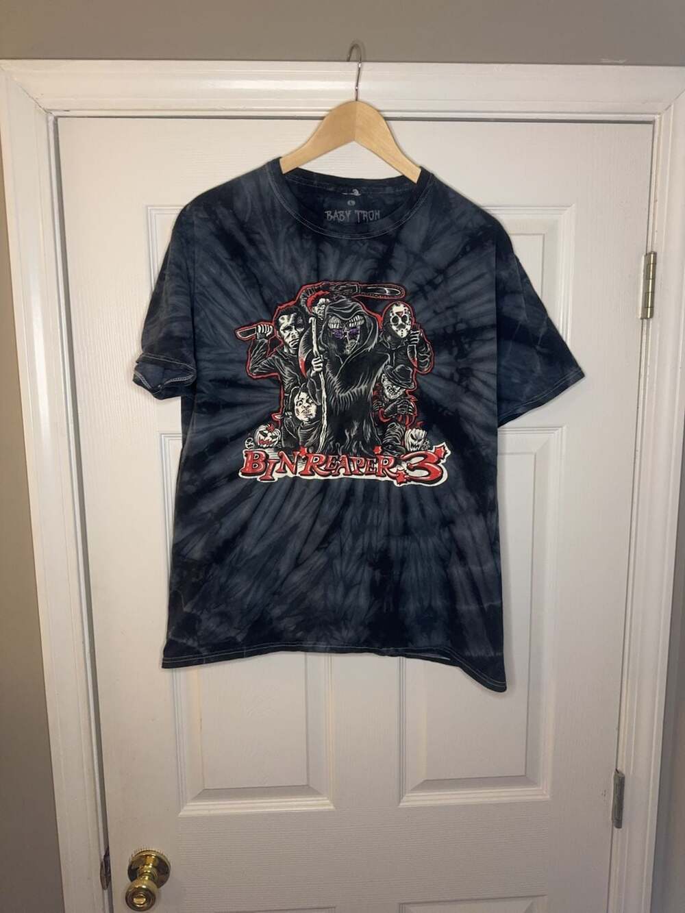 Baby Tron Bin Reaper 3 Tie Dye Graphic T-Shirt Size Large